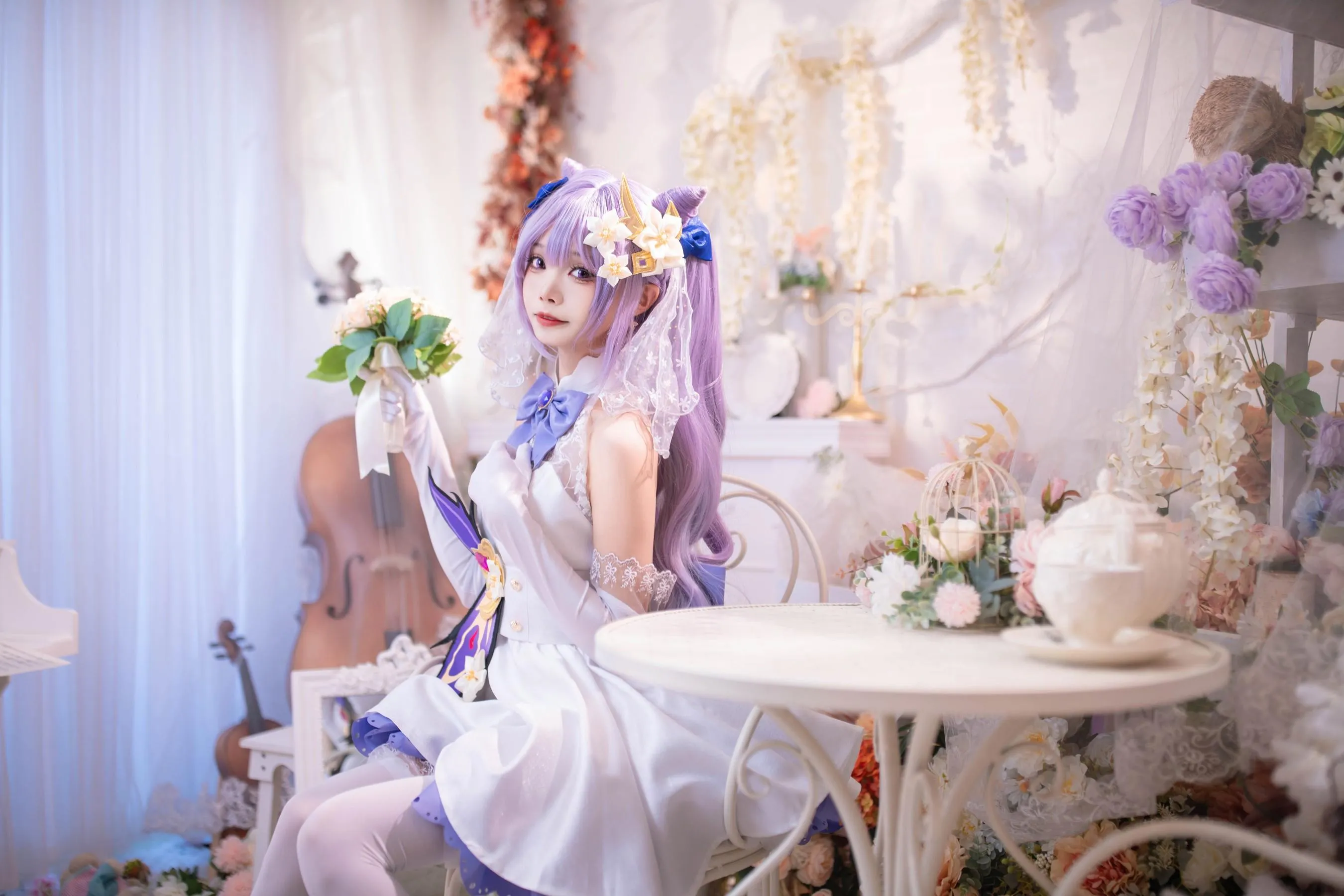 艾西aiwest – NO.02 刻晴花嫁 [40P]插图5